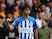 Brighton & Hove Albion's Kaoru Mitoma celebrates scoring their first goal on August 19, 2023