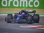 Williams Racing driver Logan Sargeant (45) of Team USA drives during practice for the U.S. Grand Prix at the Circuit of the Americas on October 21, 2022