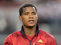 Colombia midfielder Wilmar Barrios before the match against Mexico at Levi's Stadium on September 27, 2022