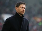 Bayer Leverkusen coach Xabi Alonso before the match on January 13, 2024